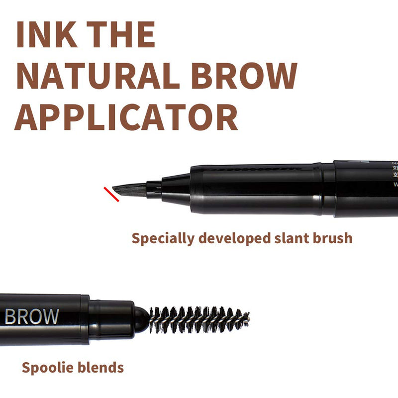 PASSIONCAT Ink The Natural Eyebrow No.2 Natural Brown - Eyebrow Definer Tint Super Soft Brow Pen - BeesActive Australia