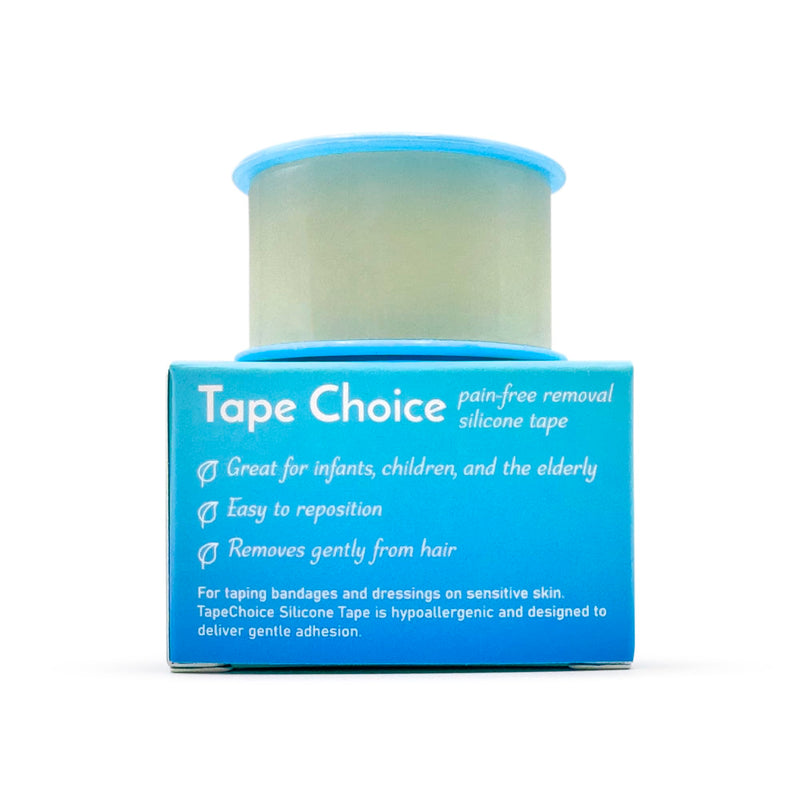TapeChoice Clear Hypoallergenic Silicone Tape 1 Inch Wide (5.0ydx1.0in) - BeesActive Australia