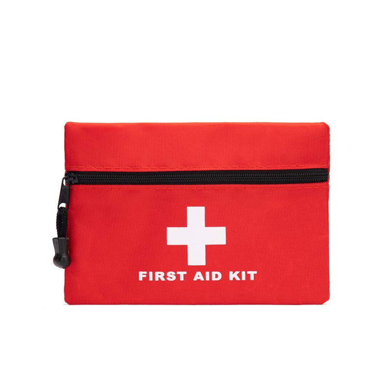 Jipemtra First Aid Bag Tote Empty Small Red First Aid Kit Bag Outdoor Travel Rescue Pouch First Responder Storage Survival Medicine Bag Pocket Container for Car Home Office Sport Outdoors Red 7.9x5.5 - BeesActive Australia
