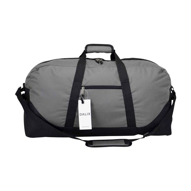 DALIX 25" Big Adventure Large Gym Sports Duffle Bag (Black Grey Navy Blue Red Camo) Gray - BeesActive Australia