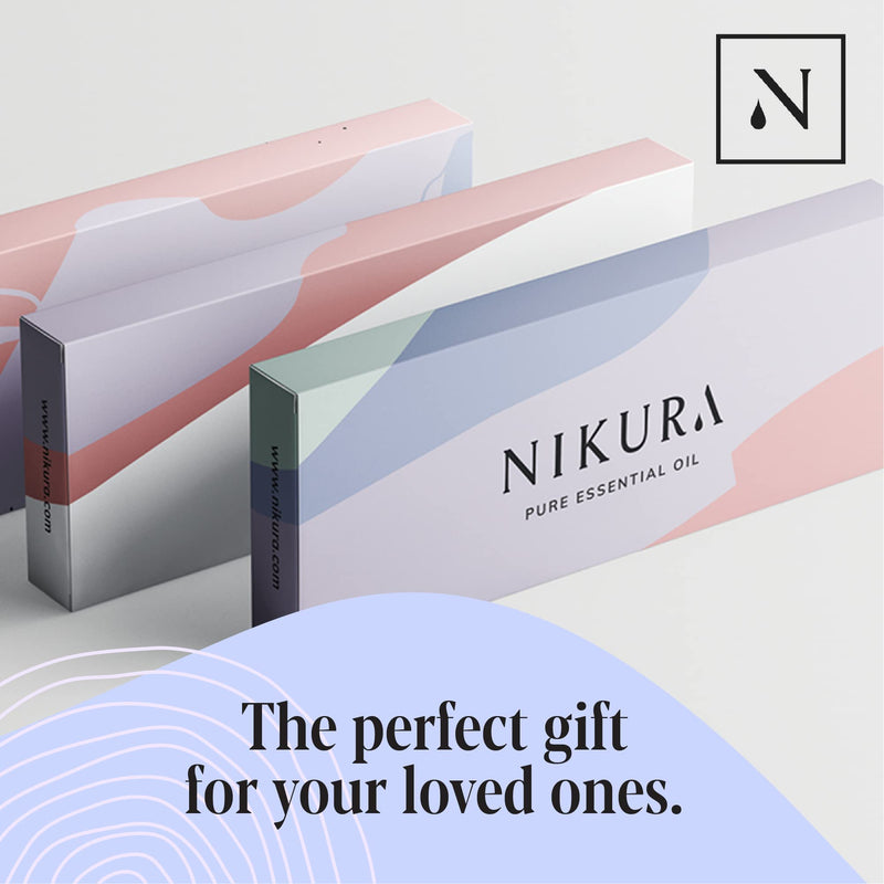 Nikura Chakra Blends Essential Oil Set | Spiritual Gifts, Meditation, Yoga Oil, Diffuser for Home, Candles | Root, Sacral, Solar Plexus, Heart, Throat, Third Eye, Crown Chakra | 7 x 10ml | UK Made Chakras - BeesActive Australia