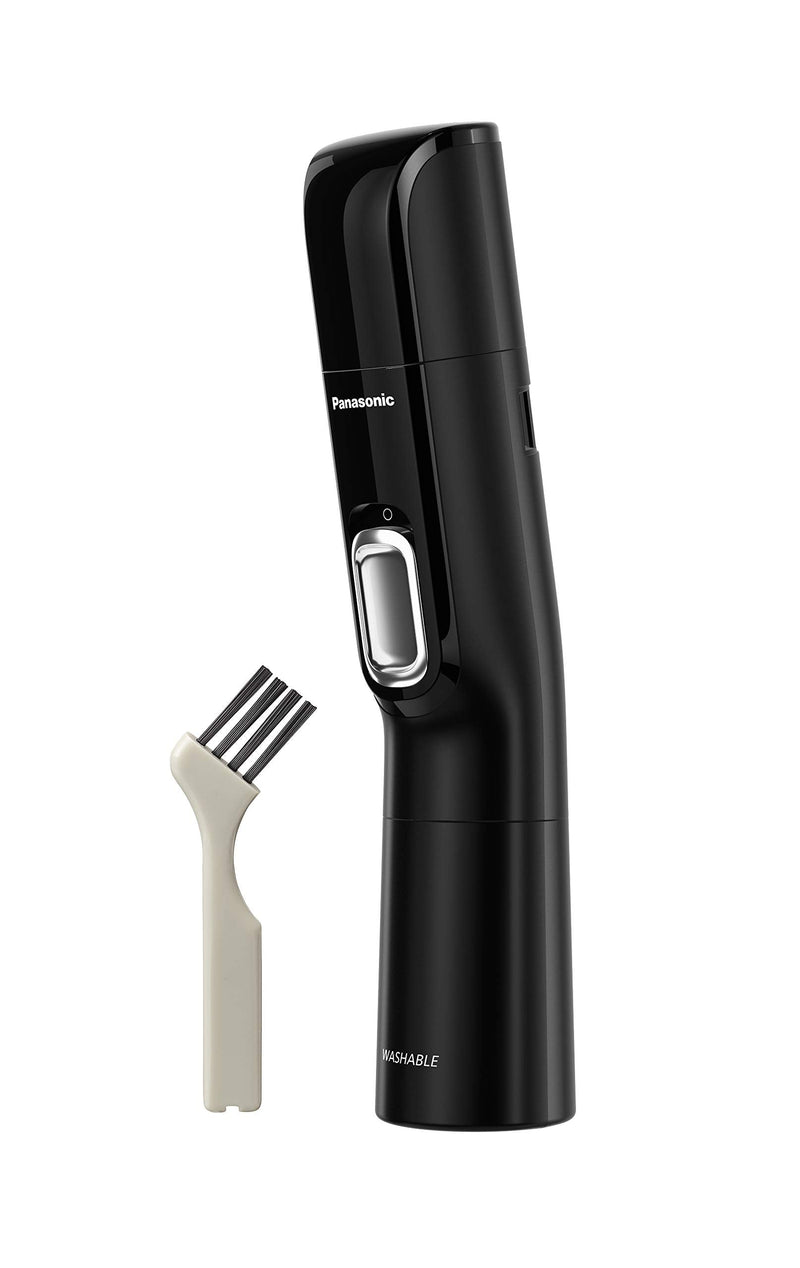 Panasonic Er-Gn300K503 Wet & Dry Nose Ear Brow Trimmer, Black, 3.8 x 3.4 x 16.4 cm - BeesActive Australia