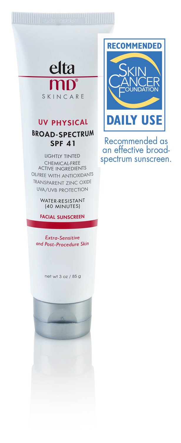 EltaMD UV Physical Tinted Mineral Sunscreen, Chemical-Free Face Sunscreen for Sensitive Skin and Post-Procedure Skin, Non-Greasy, Broad-Spectrum SPF 41, 3.0 oz - BeesActive Australia