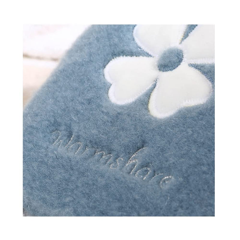 Hot Water Bottle with Cover, 500ML Small,Wearable,Mini, Great Gift for Women, Seniors & Children (Blue) Blue - BeesActive Australia