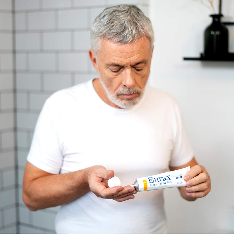 Eurax Itch Relief Cream 30g, Rapid Itch Relief, Lasts Up To 8h for Relief of Itchy dermatitis|Dry eczema|Allergic rashes|Hives nettle rashes|Chickenpox|Insect bite and stings|Heat rashes|Sunburn 30 g - BeesActive Australia