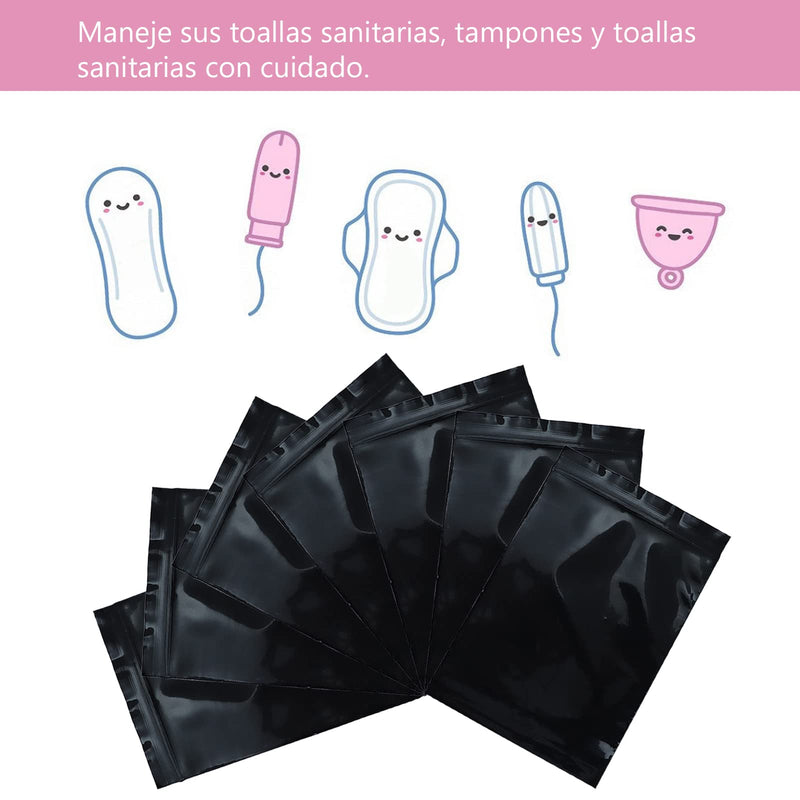 Sadocom Tampon Disposal Bags, Feminine Hygiene Disposal Bags, Sealable and Prevents Odours, Set of 100 Pack - BeesActive Australia