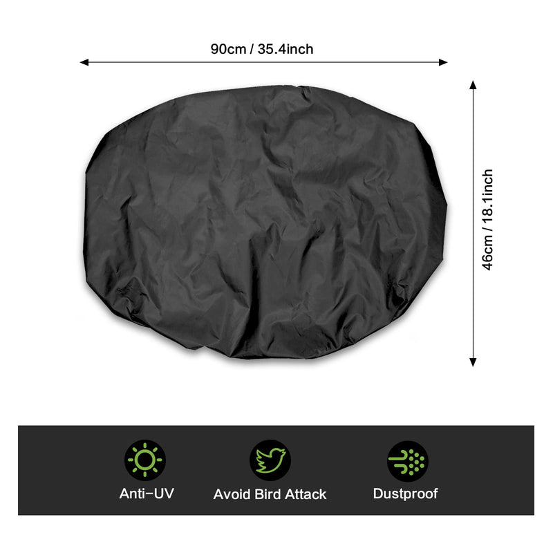 Delixike Waterproof Mobility Scooter/Electric Wheelchair seat Cover Elasticated Waterproof Mobility Scooter Black - BeesActive Australia