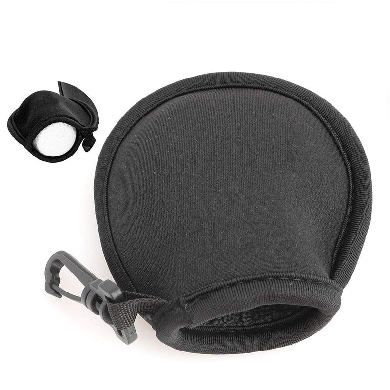 LQ Industrial Golf Ball Washer Bag 2PCS Black Golfball Cleaner Pouches with Clip Hook Cleaning Pocket - BeesActive Australia