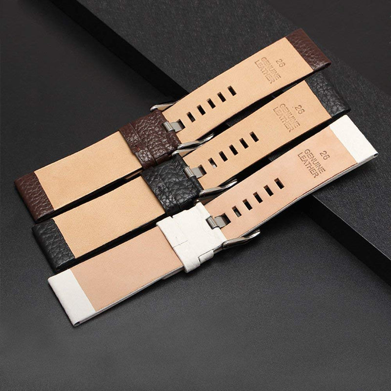 [AUSTRALIA] - Calfskin Leather Watch Band Suitable for Men's Diesel Watches 26mm coffee1 