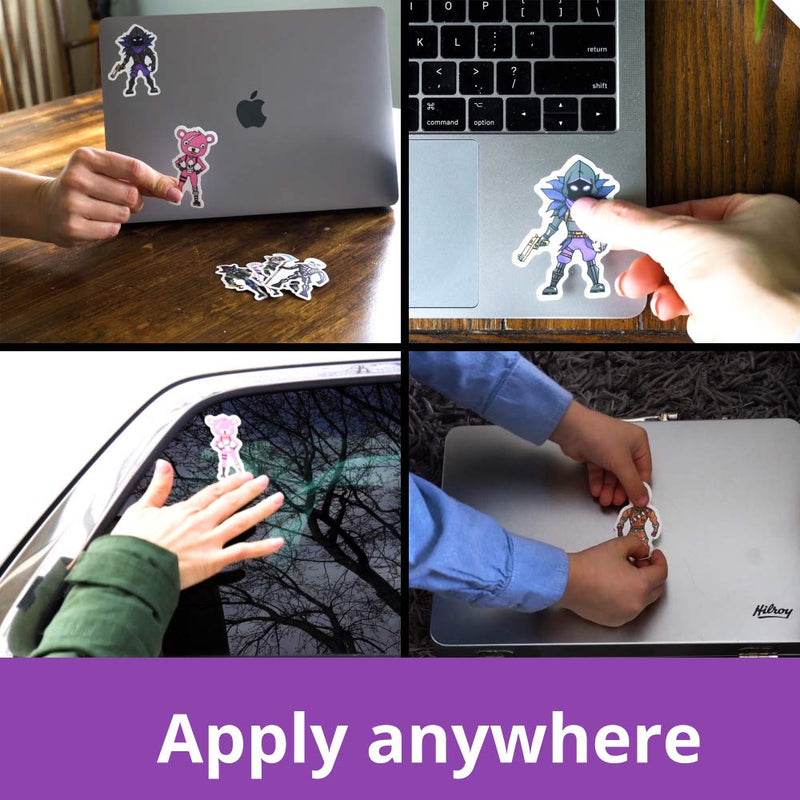 Halfeary Popular Skins Sticker Set (20 PCS), Video Game Party Supplies, Waterproof Stickers Laptop, Trolley, Car or Skateboard - BeesActive Australia