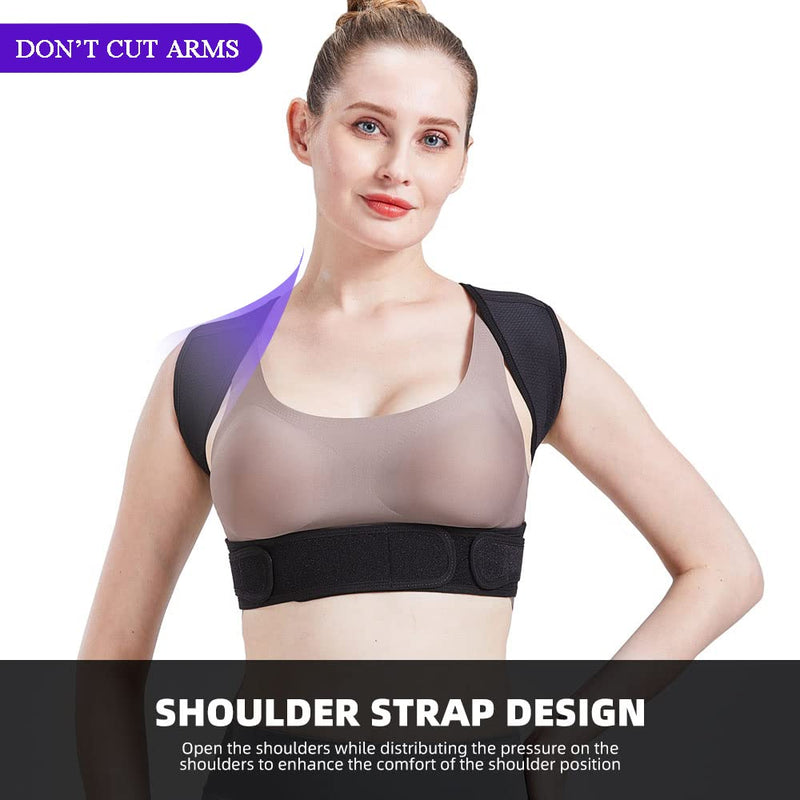 ZSZBACE Posture Corrector for Women and Men, New Upgraded Upper Back Brace Support Belt for Hunchback, Relieve Shoulder Neck Upper Back Pain - BeesActive Australia