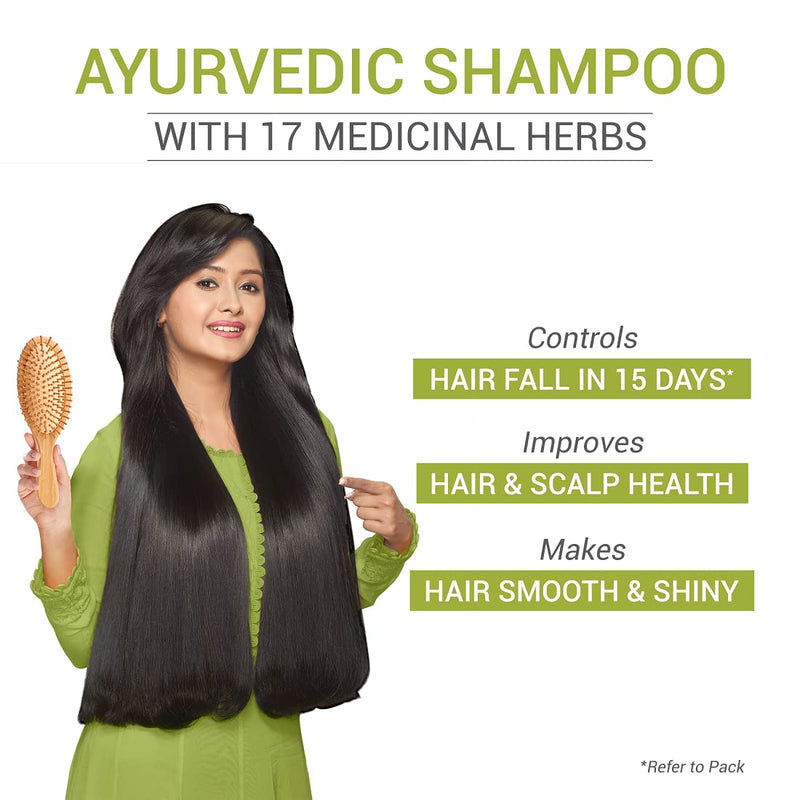 Sesa Ayurvedic Medicinal Shampoo - Hair Fall Control in 15 days - Bhringraj & 16 Herbs - NO Parabens 500 ML - BeesActive Australia