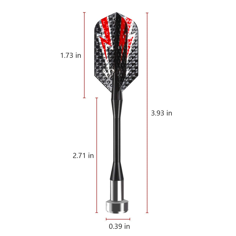 Accmor 12pcs Magnetic Darts, Replacement Dart Game Safety Plastic Darts, Magnetic Darts for Dartboard Red Black Blue-Modern - BeesActive Australia