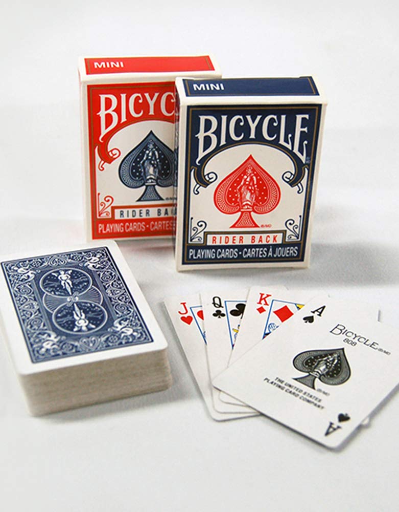 [AUSTRALIA] - Bicycle Mini Decks Playing Cards - Single Deck - (Color May Vary) - Smaller Than Traditional Deck 