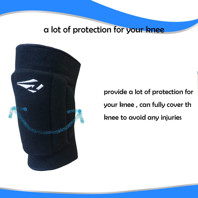 [AUSTRALIA] - Rawxy Volleyball Knee Pads with High Protective Low-Profile Anti-Slip Soft Padding, Dance Weight Lifting Protection for Junior Youth Adult X-Large 