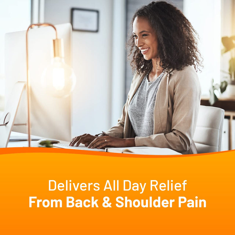 Cura-Heat Back and Shoulder Pain heat patche | 7 patches | Targeted Pain Relief | Pain relief up to 24h | Penetrating Heat Action - BeesActive Australia