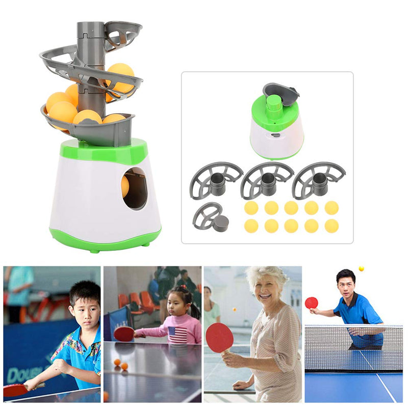 Table Tennis Trainer, Portable ABS Ping Pong Ball Automatic Launcher Table Tennis Practice Training Machine Children Entertainment Toy - BeesActive Australia
