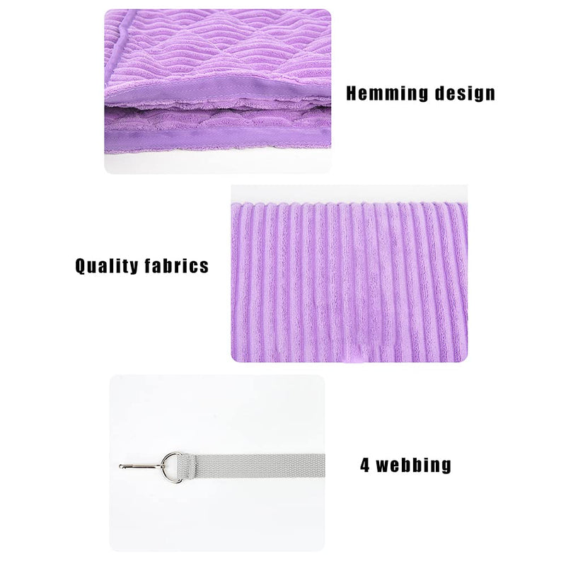 WOLEDOE Double Hammock, Hanging Bunk Bed Fit 2 Ferrets or 5 More Rats Purple - BeesActive Australia