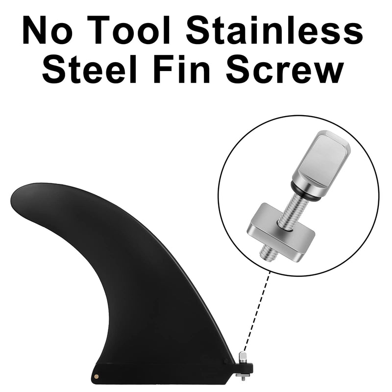 Ferraycle 6 Pieces Surfing Accessories No Tool Stainless Steel Fin Screw Thumb Fin Screw for Men Women Surfboard Surf Longboard Paddleboard and SUP - BeesActive Australia