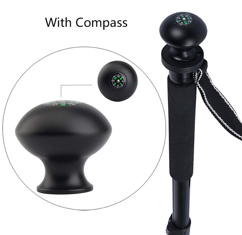 AFVO Trekking Pole Monopod Head Grip Knob with Compass for Walkabout Monopod Walking Stick - BeesActive Australia