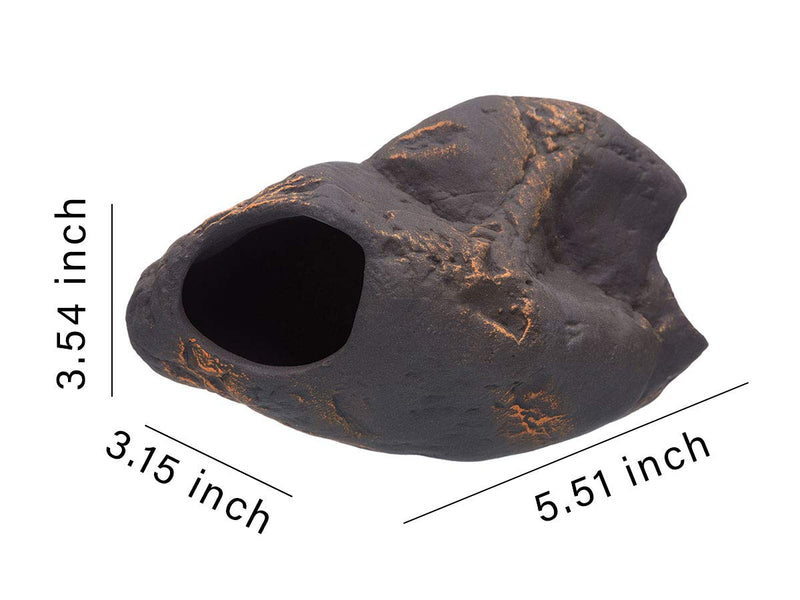 Plecoceramics Cichlid Stone Decoration Magma - Small Aquarium Rock - Fish Tank Hideway Decor - for Cichlid - BeesActive Australia
