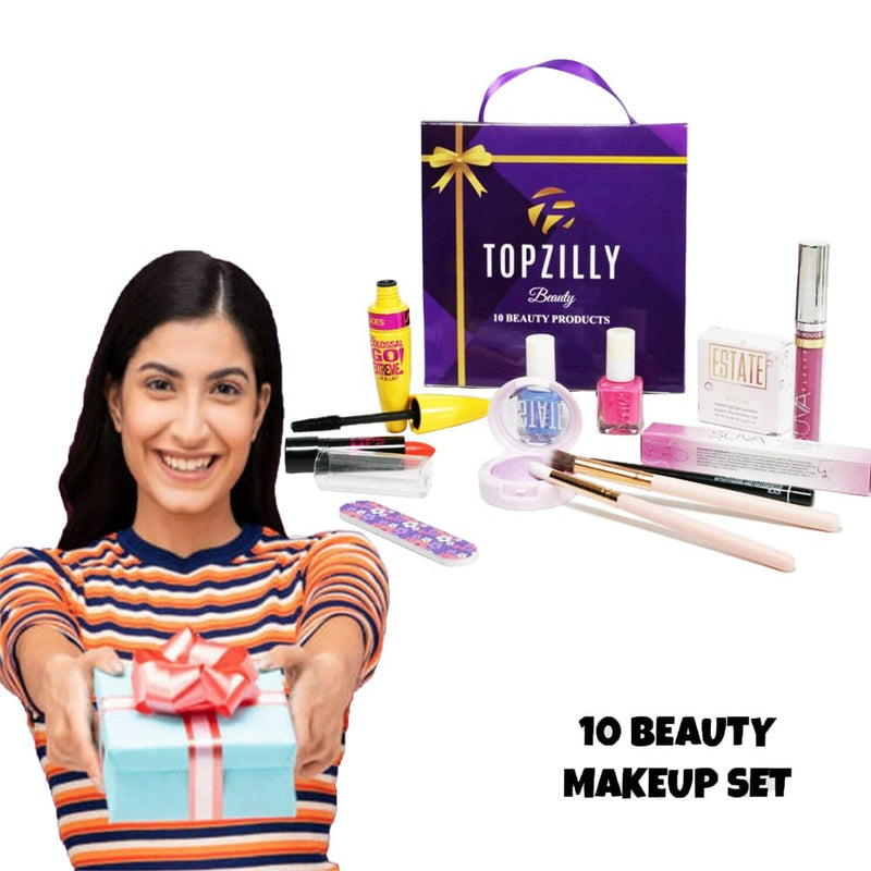 MAKEUP SETS FOR WOMEN GIFTS |10 pcs Beauty Make Up Cosmetic Set Kit Bag Lucky Dip Girls Christmas Present Gift - BeesActive Australia