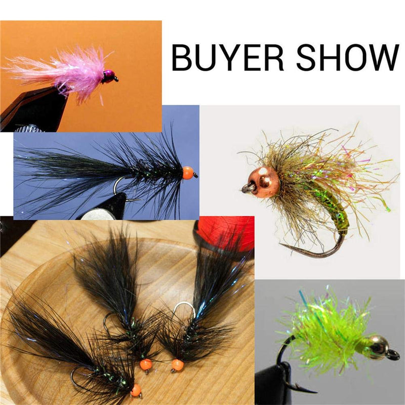M MAXIMUMCATCH Maxcatch 100PC/LOT Tungsten Fly Tying Beads Head for Nymph Fishing Materials 10 Colors Black Nickel 2.0mm(5/64'') --100PCS - BeesActive Australia