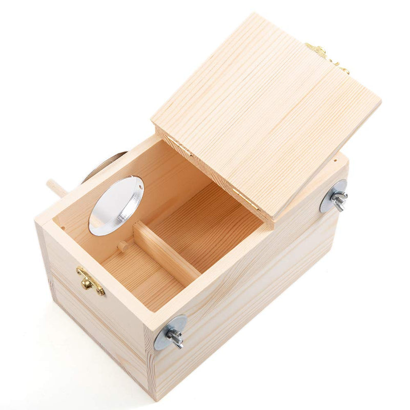 evomosa Bird Nests Pet Bird Wood Breeding Box S（4.7*7.6 in） - BeesActive Australia