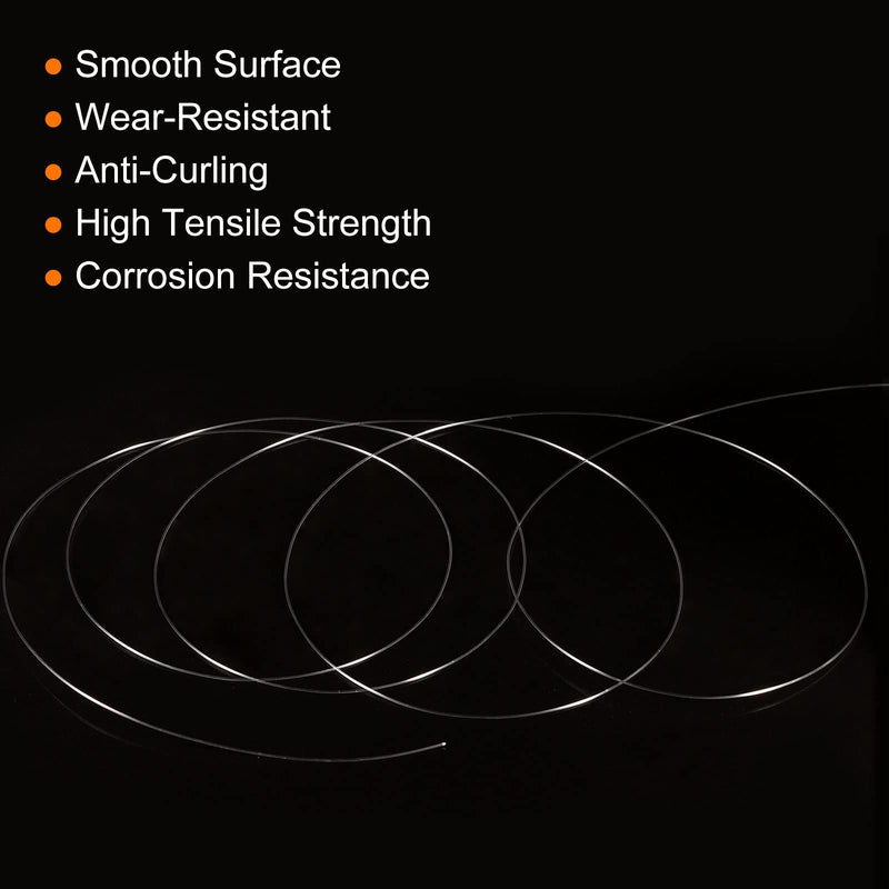 PATIKIL 3281FT/1094Yard 3lb Nylon Fishing Line, 0.8# Monofilament String Wire Fluorocarbon Coated for DIY Craft Hanging Decoration, Clear - BeesActive Australia