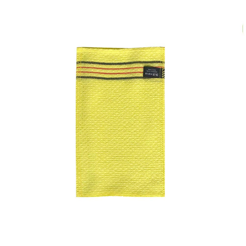 Songwol Korean Exfoliating Mitt Body Scrub Washcloth Yellow Large 10 Pcs - BeesActive Australia