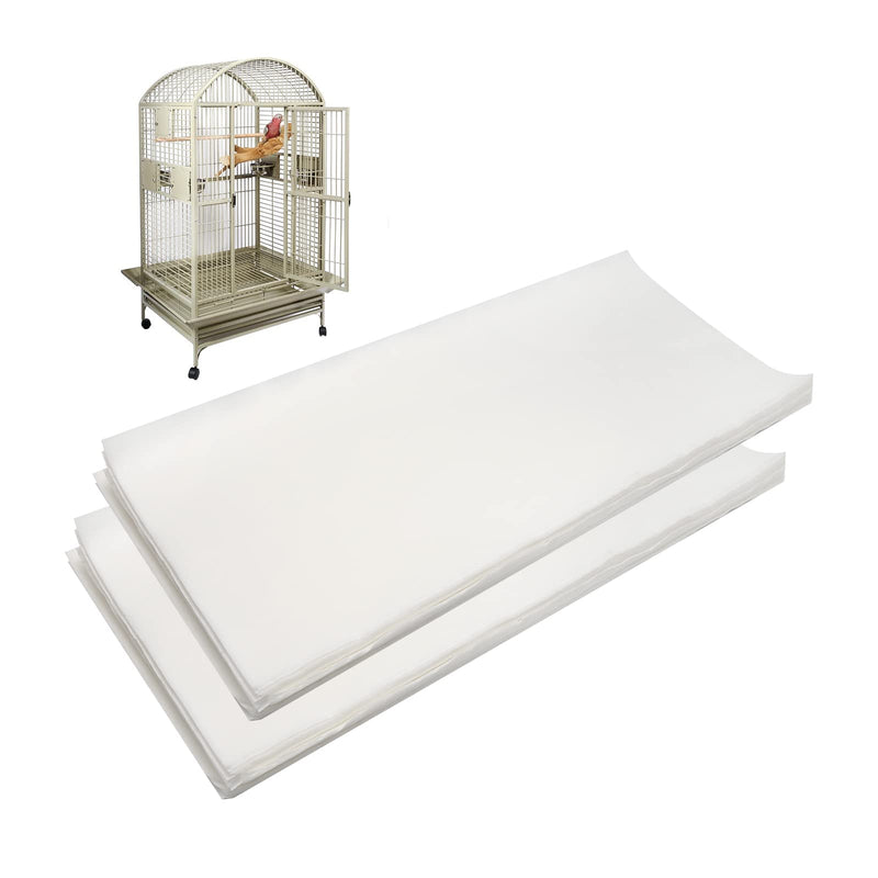 Vkinman Bird Cage Paper Liners Non-Woven Bird Nesting Box Pads, 100 Sheets Square - BeesActive Australia