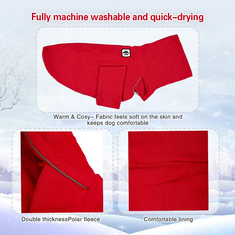 Dachshund Coats for Medium Small Large Dogs, Dachshund Cold Weather Coat, Cold Weather Dachshund Coats, Dachshund Cold Coat Red - BeesActive Australia