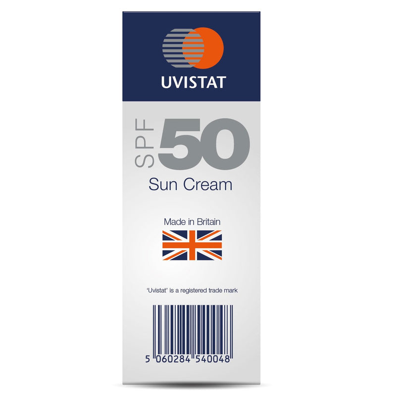 Uvistat Sun Cream | SPF50 | Moisturising, Sun Cream for Sensitive Skin | 125 ml 125 ml (Pack of 1) - BeesActive Australia