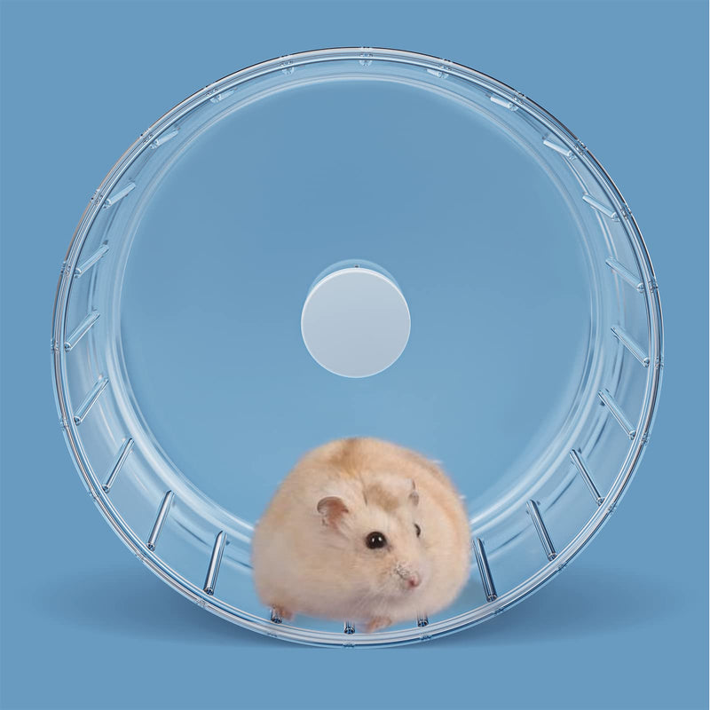 BUCATSTATE Hamster Wheel Silent, 6.7in & 5.5in Hamster Exercise Wheels Basic- Quiet Spinner Hamster Running Wheels for Gerbil Dwarf Syrian Hamster 6.7inch - BeesActive Australia