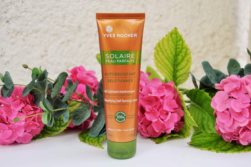 Yves Rocher Solaire Peau Parfaite Beautifying Self-Tanning Lotion for Face and Body, 100 ml./3.3 fl.oz. - BeesActive Australia