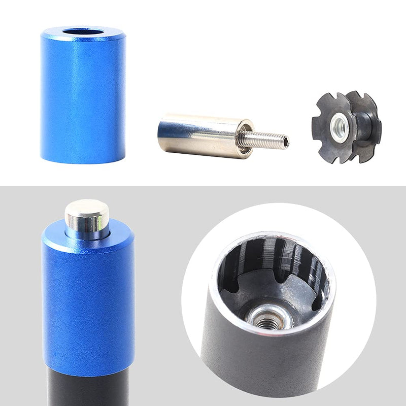 KASCLINO Bicycle Fork Star Nut Installation Tool Set, Bike Fork Installer Setting, Mountain Bike Headset Driver DIY Star Nut Repair Tool, with Spare Special Screw and 1 Free Start Nut(As Shown) - BeesActive Australia