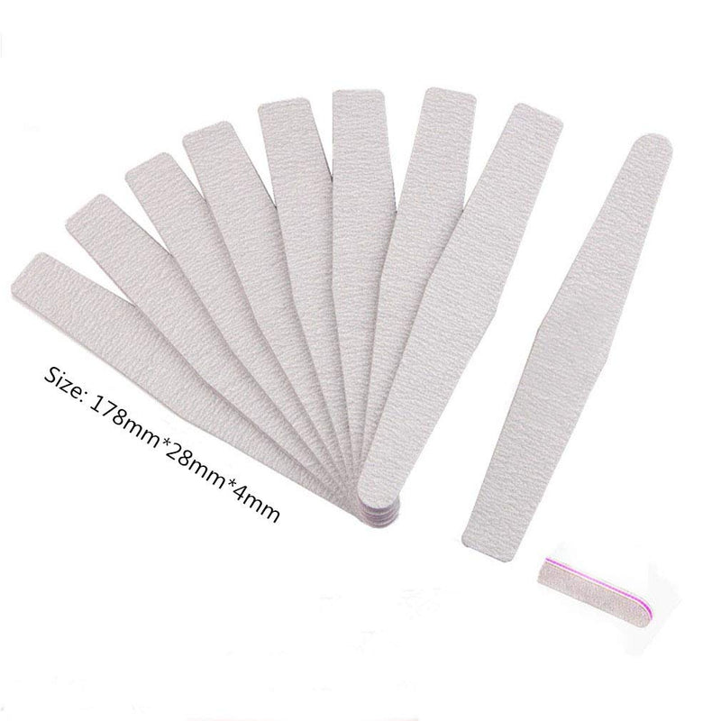 Dzrige Nail Files Polishing Nail Tool Double Sided Matt Professional Manicure Pedicure Tools Which Can Shape and Smooth Your Nails (10 Pcs) - BeesActive Australia