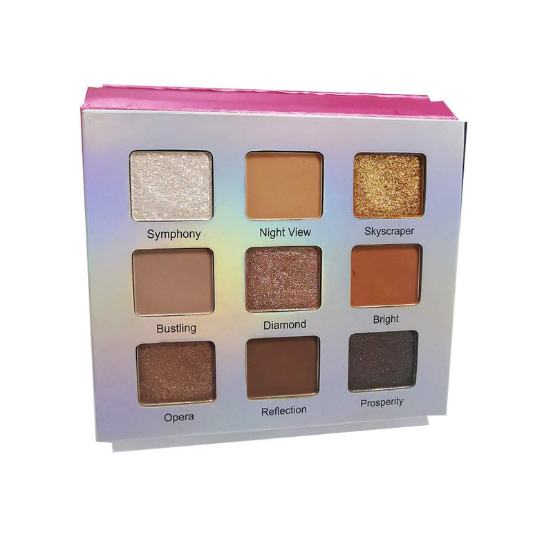 YMH BEAUTE 9 Colors Nude Eyeshadow Palette Pigmented Matte Shimmer Eye Shadow Make Up Palettes Natural Long Lasting Blendable Eyeshadow, Cruelty-free - BeesActive Australia