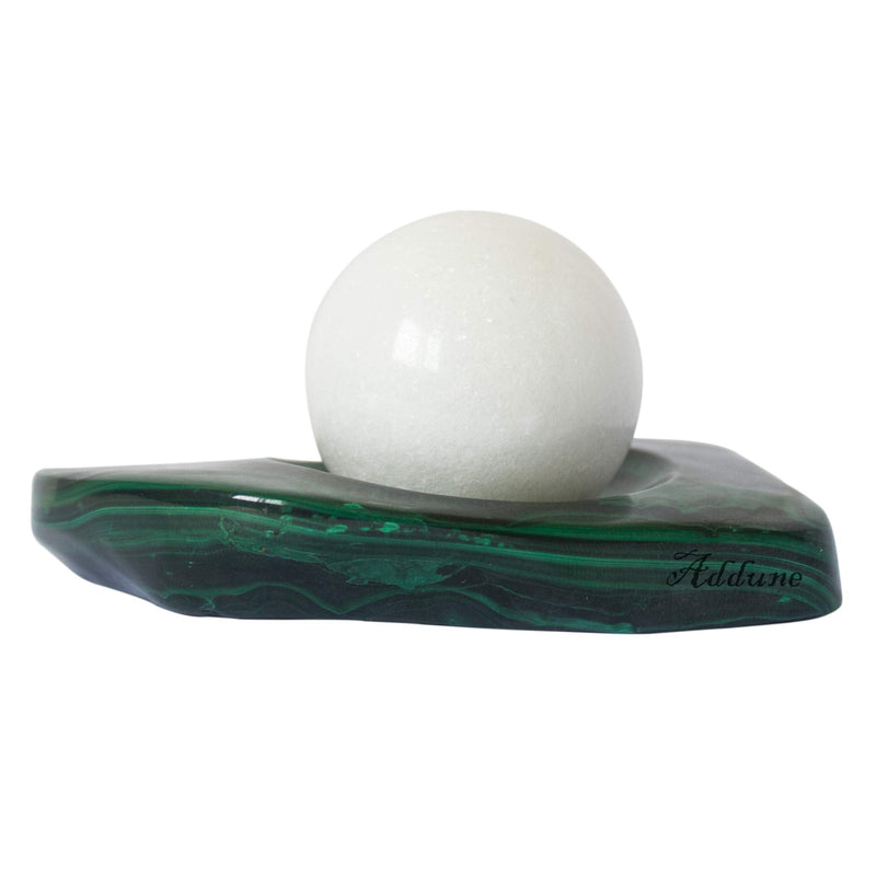 Addune White Baoding Balls Health Exercise Stress Hand Balls Marble Natural Stone Balls Gift Collection for Key Puncher Relax Finger 1.4'' - BeesActive Australia