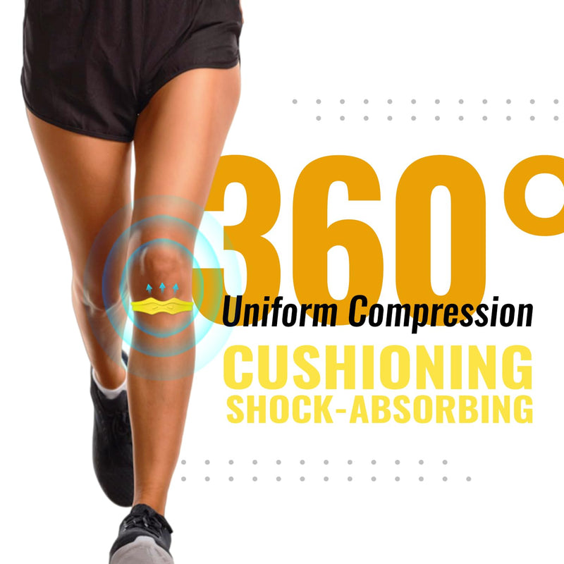 Fitgeno Knee Strap Patella Support: Knee Band for Patellar Tendon Pain Relief - Knee Brace for Tendonitis Jumpers Running Sports Basketball Men Women 2 Packs - BeesActive Australia
