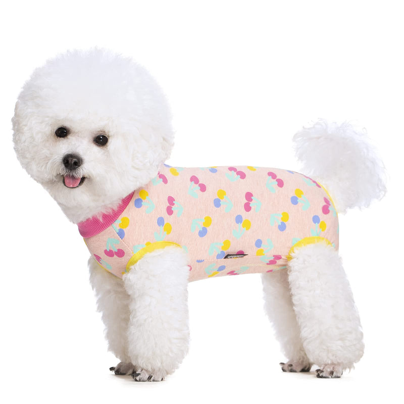 Miaododo 2 Packs Pet Dog Recovery Onesie Suit for Dogs Cats After Surgery,Dog Abdominal Wounds Bandages Cone E-Collar Alternative. Medium PINK - BeesActive Australia