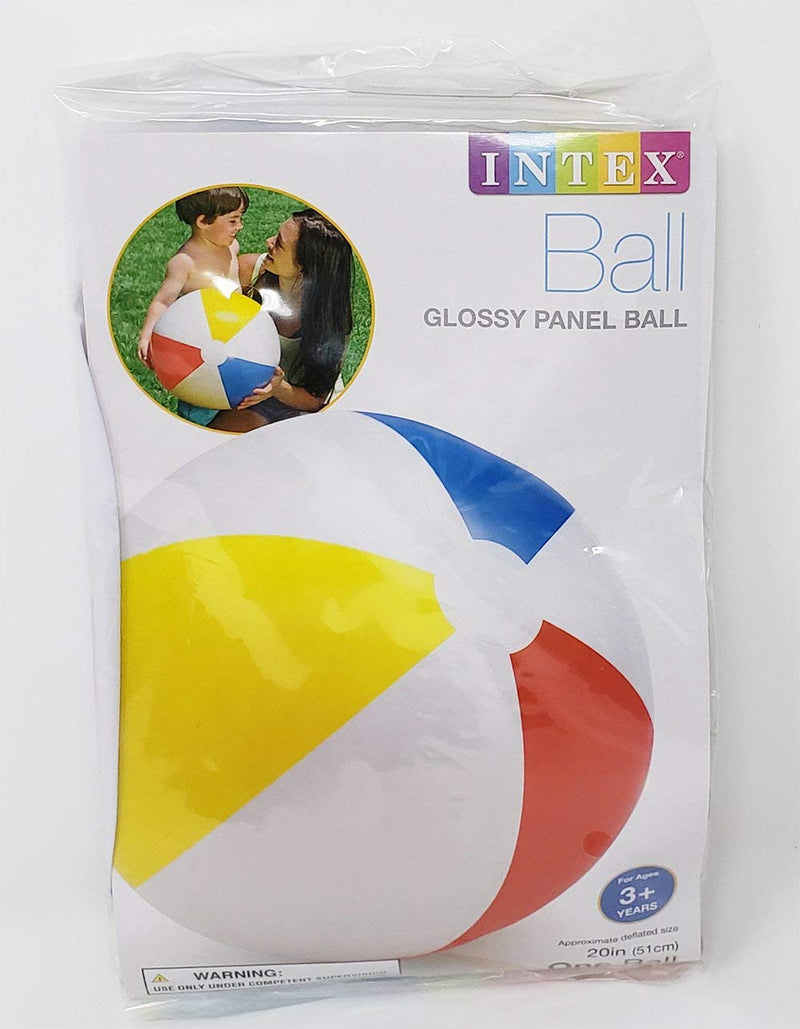 [AUSTRALIA] - Intex Beach Ball Inflatable Pool, 20" Large Glossy Panel (4 Pack) 