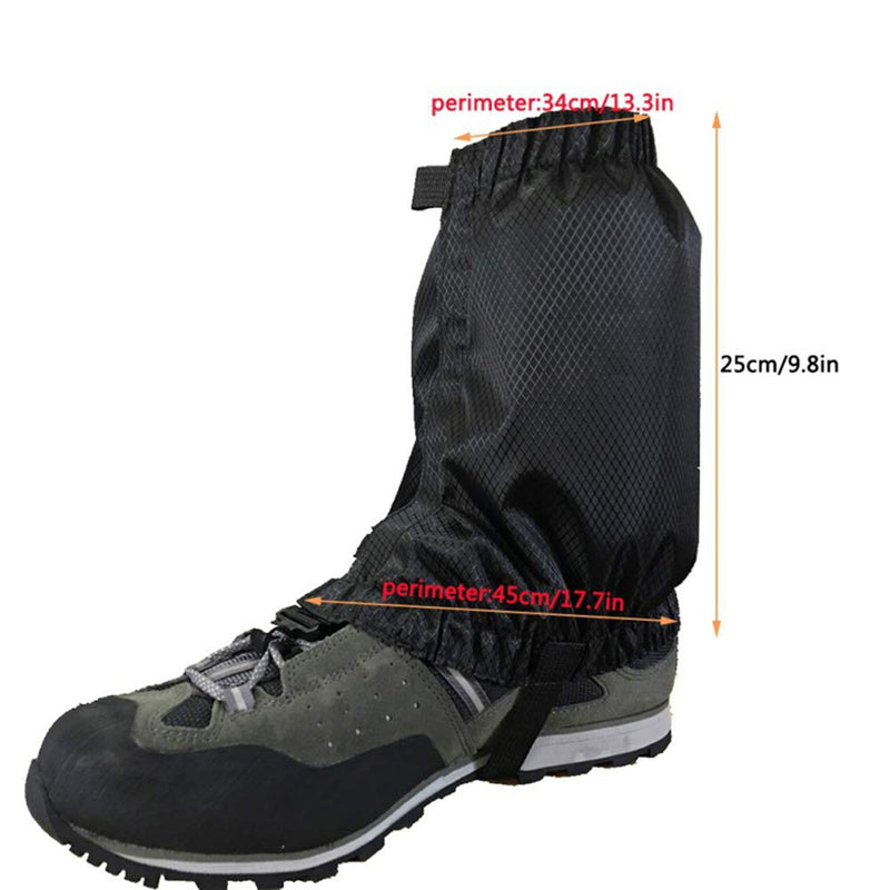 HomDSim Leg Gaiter Waterproof Anti-Tear Ankle Gaiters Outdoor Hiking Walking Climbing Hunting Snow Legging Gaiters - BeesActive Australia