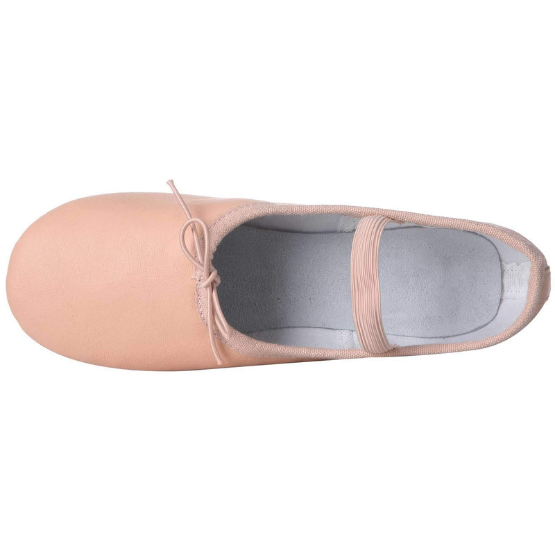 [AUSTRALIA] - Linodes Leather Ballet Shoes/Ballet Slippers/Dance Shoes (Toddler/Little/Big Kid/Women) 12 Little Kid Nude (Ballet Pink) 
