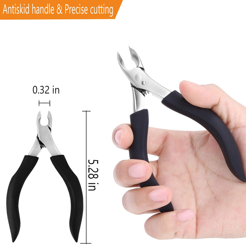 Professional Toenail Clippers for Thick Nails for Seniors - Thick Toenail Clippers for Men - Large Handle for Easy Grip + Sharp Stainless Steel - Best Nail Clipper… - BeesActive Australia