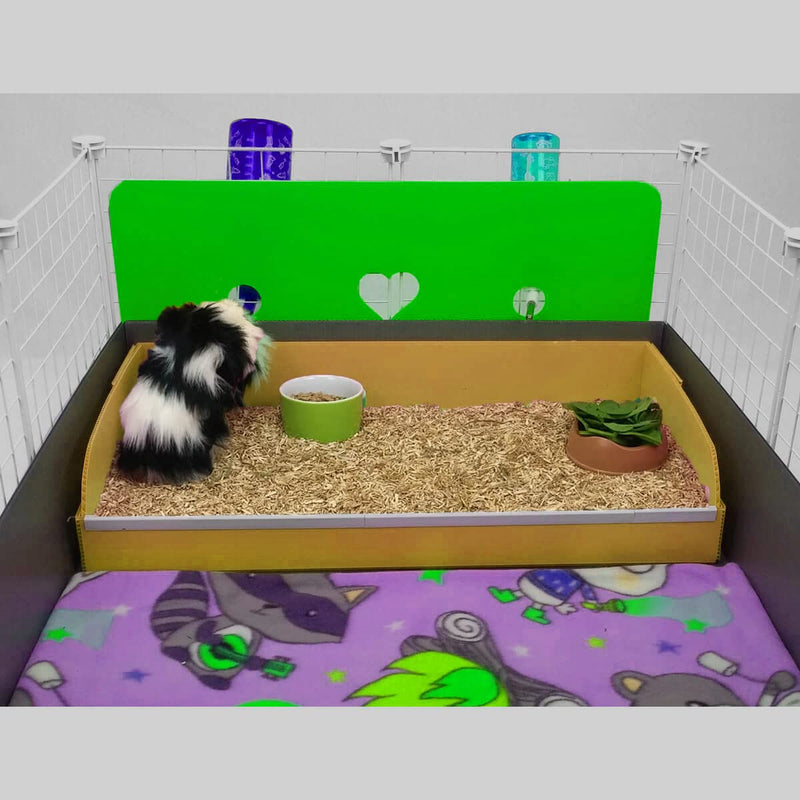 Guinea Pig Litter Box Guinea Pig Kitchen for All C&C and Midwest Cages,Guinea Pig Hay Box Keep The Guinea Pig Cage Clean and Tidy. C&C1X2 White - BeesActive Australia