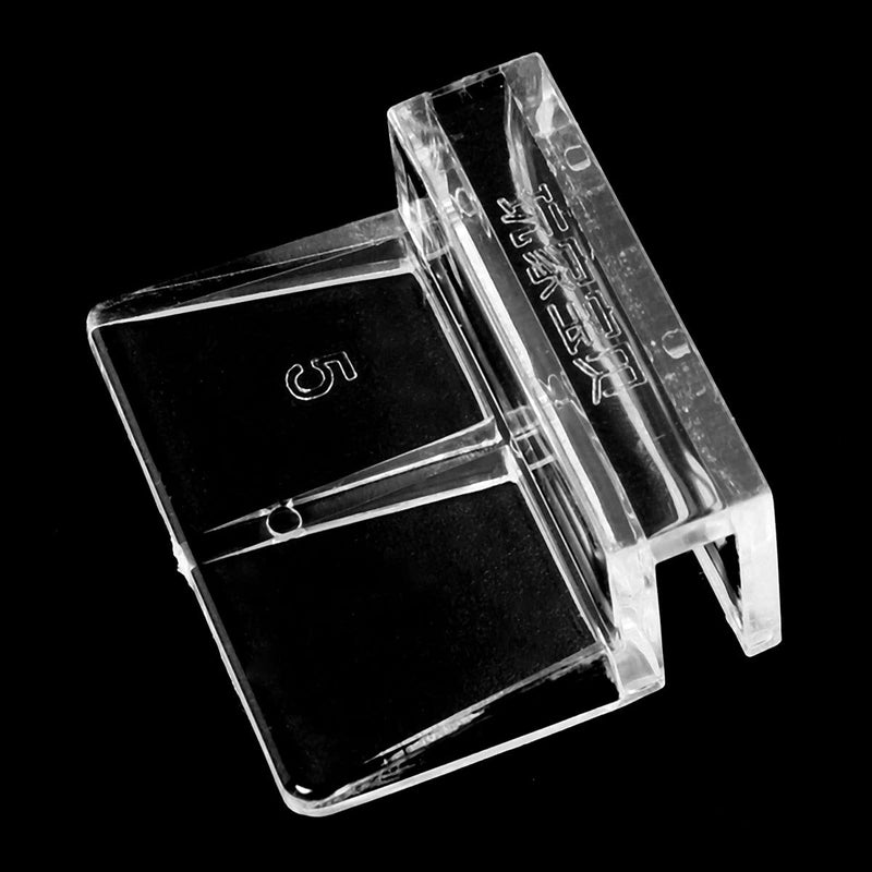 MEETOOT 4pcs Fish Tank Bracket 5mm Acrylic Fish Tank Support Tools Clear Aquarium Fish Tank Glass Cover Clip Support Holder - BeesActive Australia