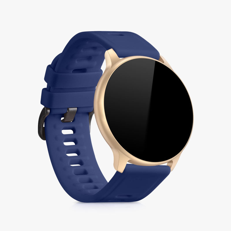 kwmobile Watch Bands Compatible with AGPTEK LW11 - Straps Set of 2 Replacement Silicone Band - Petrol/Dark Blue L petrol / dark blue - BeesActive Australia