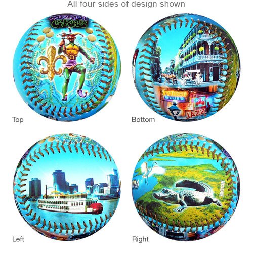 [AUSTRALIA] - EnjoyLife Inc New Orleans Souvenir Baseball 