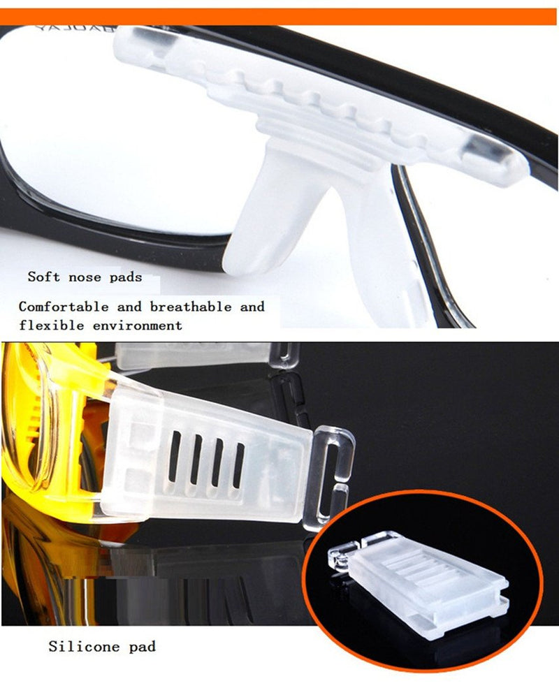 Runspeed Unisex Sports Basketball Glasses Anti-Fog Protective Safety Goggles Transparent Grey84 - BeesActive Australia